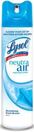 LYSOL NEUTRA AIR Sanitizing Spray  Revitalizing Fresh Breeze Discontinued May 2022
